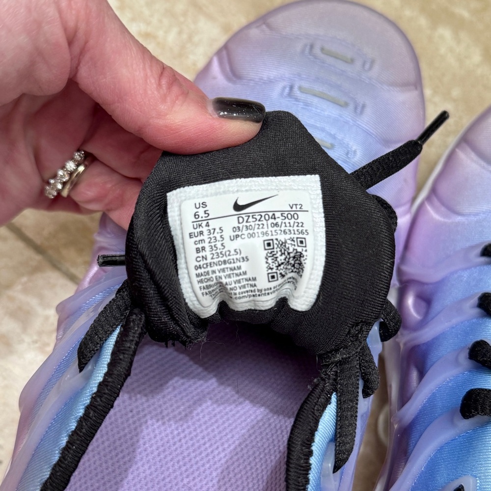 Nike Air Vapormax Plus Lilac University Blue Gradient Purple Fade DZ5204 500 6.5 - Picture 7 of 7